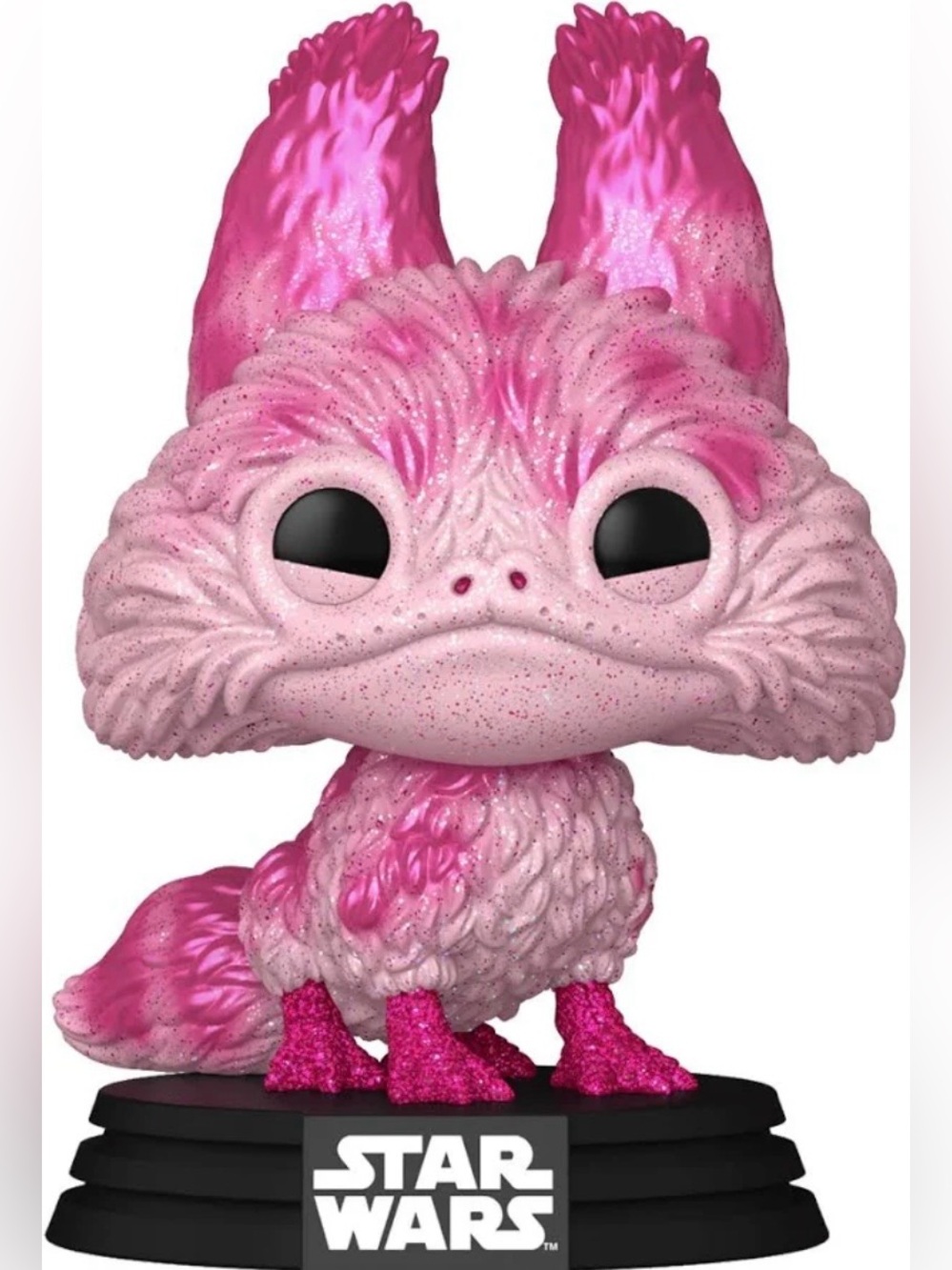 Funko Pink Star Wars Fuzzball Glitter Vinyl Figure